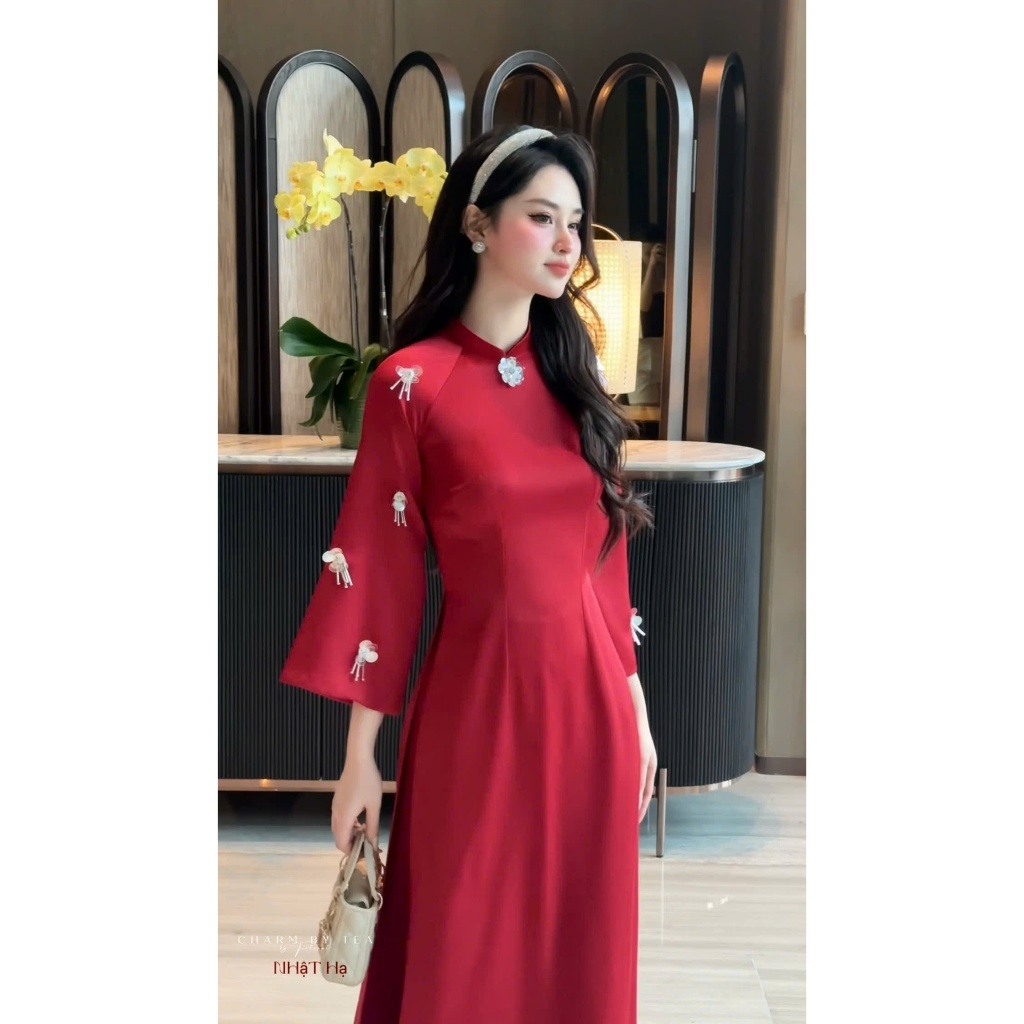 Áo Dài Thiết Kế Charm By Tea: NHẬT HẠ SET | BigBuy360 - bigbuy360.vn