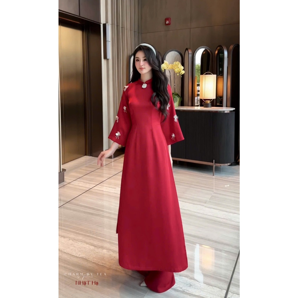 Áo Dài Thiết Kế Charm By Tea: NHẬT HẠ SET