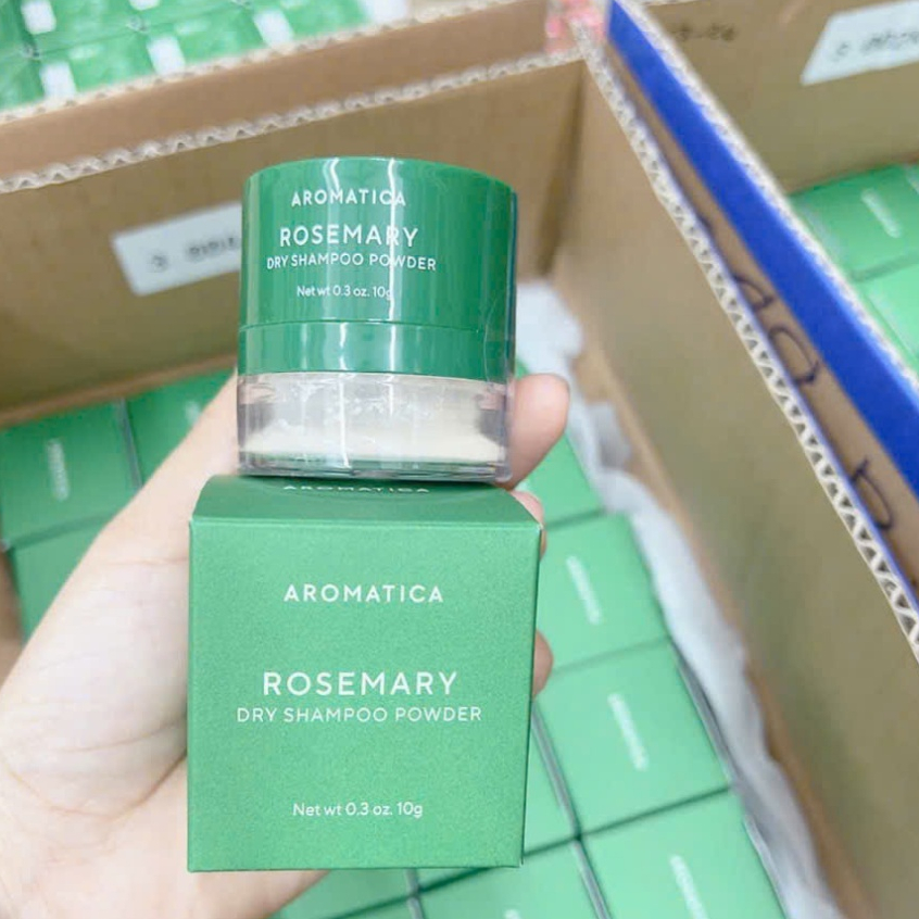Phấn Gội Khô Aromatica Rosemary Dry Shampoo Powder 10g