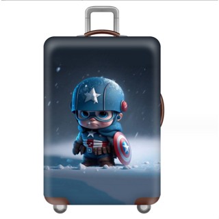 Áo bọc vali - túi trùm vải thun 3d co giãn 4 chiều - nhựa PVC chống nước 5 size H1991