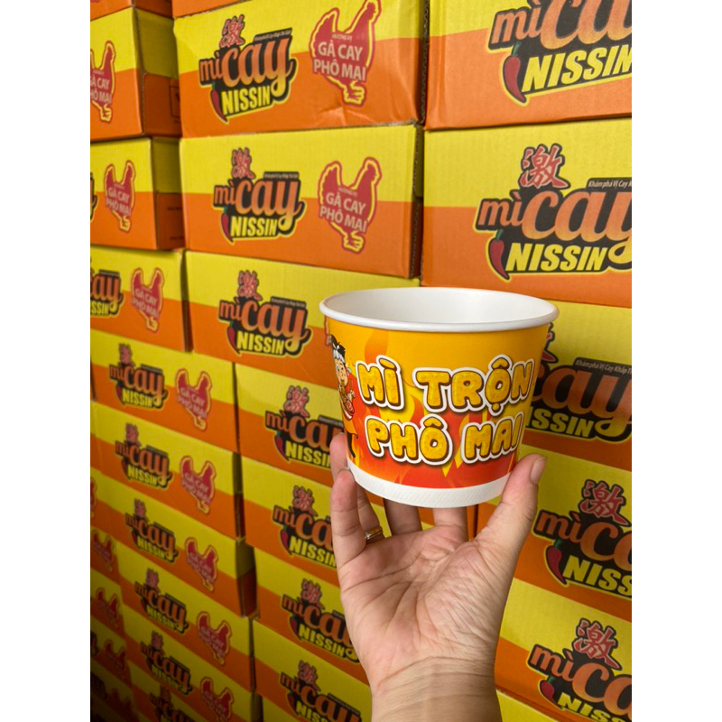 1 thùng mì trộn phô mai nissin 30 gói, thơm ngon béo ngậy