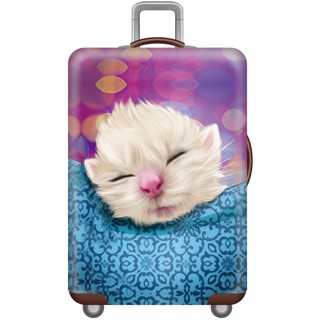 Bao trùm vali - Áo trùm vali - 20 inch -24 inch L32 co giản 3d in hình Shalla