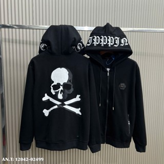 U1- Áo Khoác Hoodie Zip Nam Nữ Philip Plein Hình Kim Tuyến Ngũ Sắc Chất Nỉ Dày Dặn Cao Cấp Hottrend