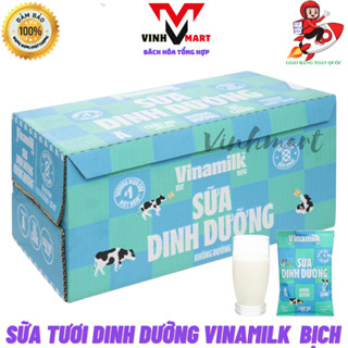 Thùng Sữa Bịch VINAMILK Không Đường Thùng 48 Bịch