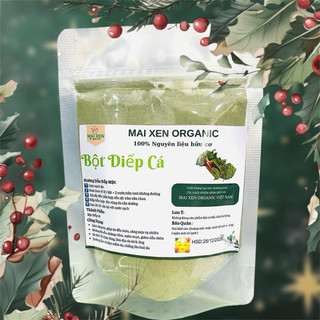 Bột Diếp Cá sấy lạnh 100% Mai Xen - 100gr , Mặt nạ diếp cá hữu cơ giảm mụn, trắng da, mờ thâm sạm