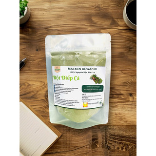 Bột Diếp Cá sấy lạnh 100% Mai Xen - 100gr , Mặt nạ diếp cá hữu cơ giảm mụn, trắng da, mờ thâm sạm