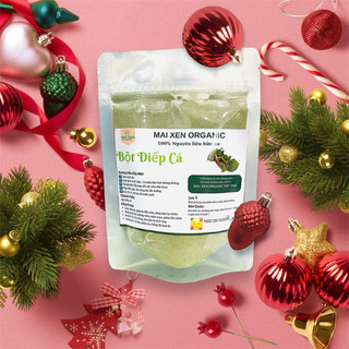 Bột Diếp Cá sấy lạnh 100% Mai Xen - 100gr , Mặt nạ diếp cá hữu cơ giảm mụn, trắng da, mờ thâm sạm