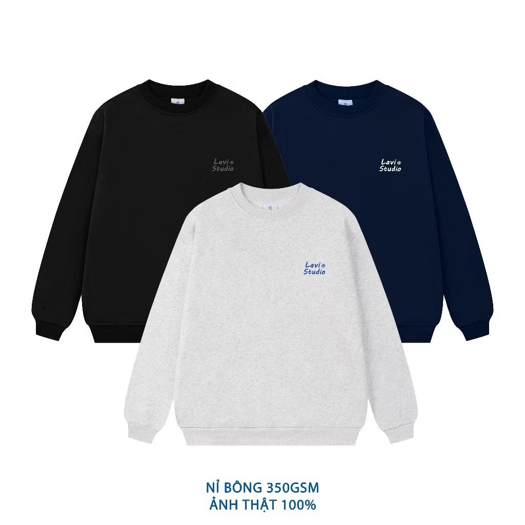 Áo Sweater Lavi Studio Form Rộng Nam Nữ Unisex Local Brand