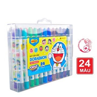  Bút sáp vặn 12 18 24 màu Thiên Long Colokit TCR-C007 DO .TCR-C008 DO .TCR-C009 DO 