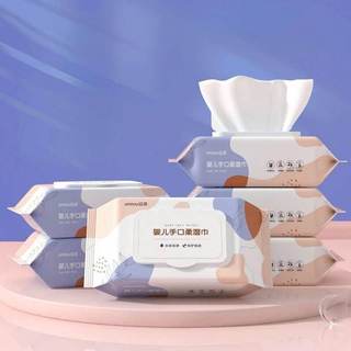 [TSUYO] COMBO 2 Gói Khăn Giấy Ướt Mini 80 Tờ Chất Liệu Mềm Mịn Trên Da An Toàn Dịu Nhẹ Cho Mẹ Và Bé