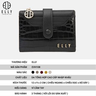 [Deal sang chảnh]  VÍ DA NỮ THỜI TRANG ELLY – EVH108