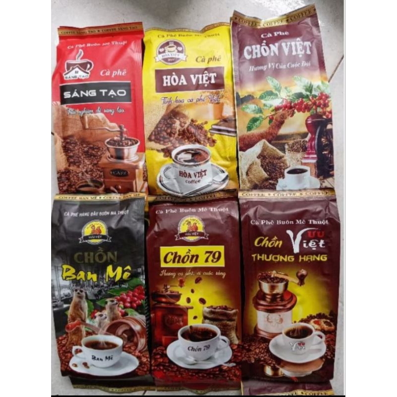 3 kí 6 gói 5 loại Cà phê (gu truyền thống,thơm, béo, đắng )