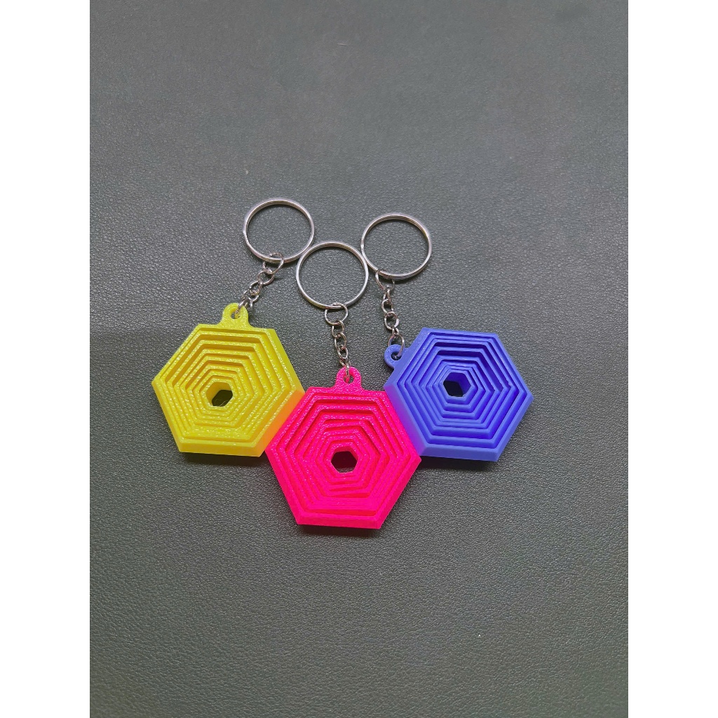 Móc khoá fidget xã tress_V88_votri3d