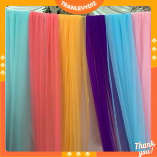 {Sỉ}Vải voan lưới nhiều màu