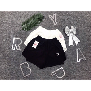 Quần đùi gió 2 lớp chống lộ tập gym yoga aerobic nữ , chạy bộ shuffle dance , pickleball , zumba jocger chất đẹp co giãn