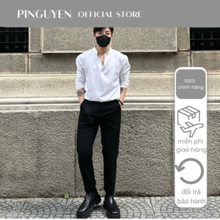 Quần Tây Đen Premium Basic Nam, Quần Âu Cao Cấp PINGUYEN 108