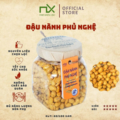 Nam Xanh Đậu Nành Phủ Nghệ 80G (100G)