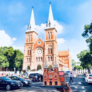 Bộ Lắp Ghép Mô Hình 3D Nhà Thờ Đức Bà Sài Gòn