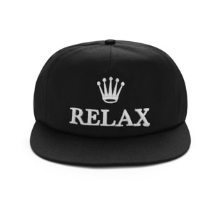 #roiworkshop Nón Golfer Lưỡi Ngang Nam Nữ Màu Đen “Relax Golfer Snapback - Black”