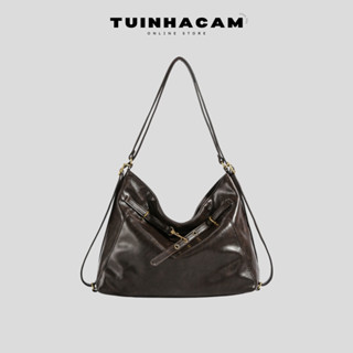 Túi đeo chéo nữ Tuinhacam túi đeo vai retro dung tích lớn mới đa năng hợp thời trang nữ Hàn Quốc túi đeo balo nữ -TNC147