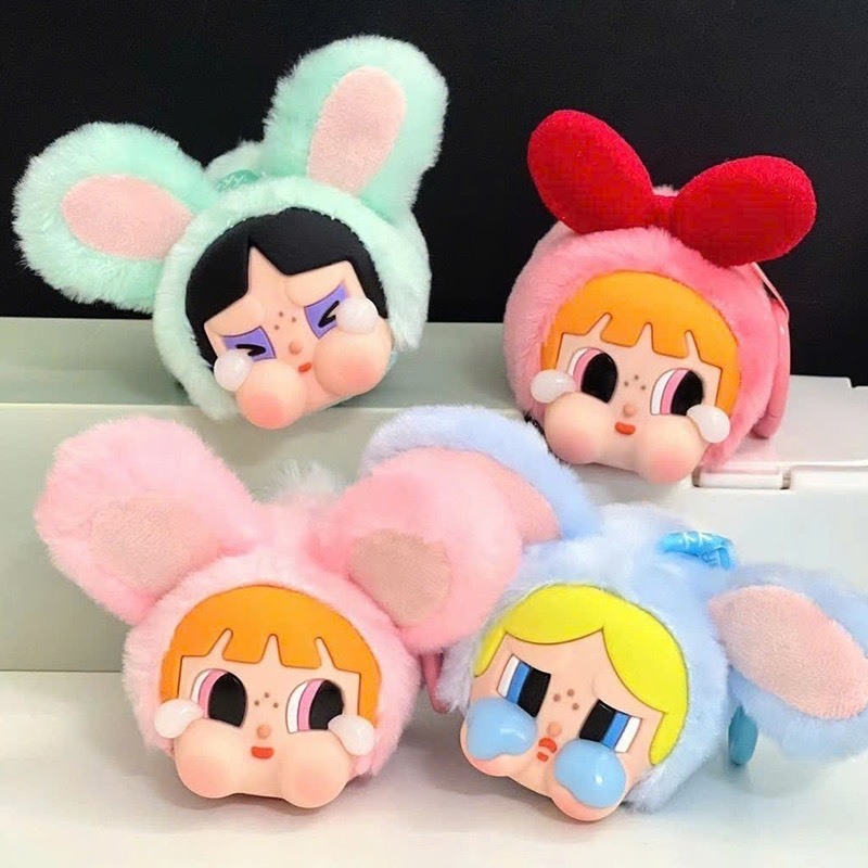 Móc khóa BABY THREE  bé ba Guangluo The Powerpuff Girls Sang Trọng, Phong Cách Sáng Tạo Móc Khóa Mặt