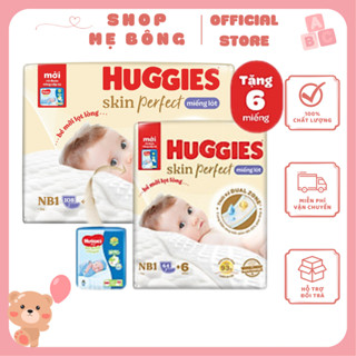 MIẾNG LÓT SƠ SINH HUGGIES DRY NB1-64 miếng/ NB1-108 miếng