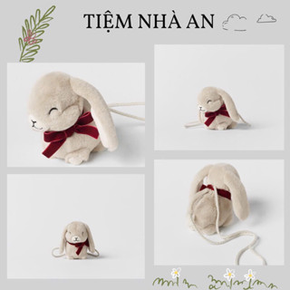  túi đeo chéo  túi quai chéo hình thỏ con cho bé hàng  cho bé trai bé gái - tiệm nhà An 