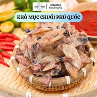 Khô Mực Chuối, Mực Sữa Phú Quốc Nhà Làm Không Chất Bảo Quản, Phơi Nắng Tự Nhiên