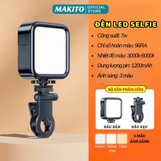  Đèn Led Mini Makito Hỗ Trợ Ánh Sáng Quay Phim Chụp Ảnh Livestream Tiện Lợi Nhỏ Gọn 