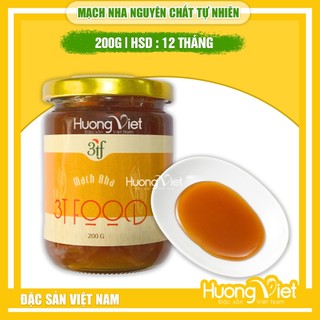  Mạch nha nguyên chất từ gạo và mầm lúa mạ non vị ngọt tự nhiên hủ 200gr đặc sản quảng ngãi 