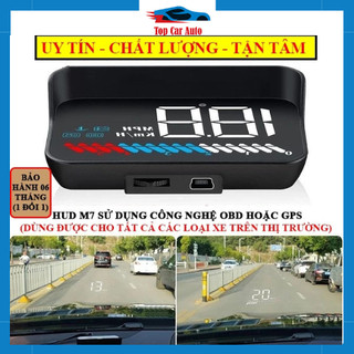 Bộ HUD Ô tô M7 OBD GPS Hiển Thị Tốc Độ Thông Tin Lên Trên Kính Lái Giá Rẻ
