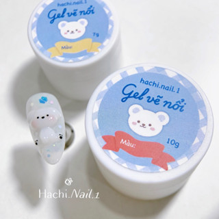 Gel vẽ nổi Hachi Nail - gel nổi tạo hình thú làm nail