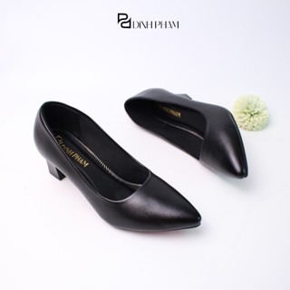   Size 35 đến 42  Giày mũi nhọn cao 3 phân giày cao gót công sở cao 3cm giày búp bê 