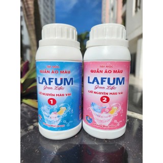 Cặp Tẩy Quần Áo Màu Lafum, tẩy vết trà, cafe, vết son, ố vàng, vết mốc, nhựa cây