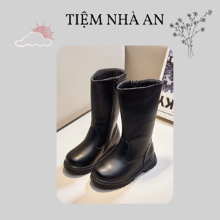 bốt cho bé gái , giày bốt bé gái ,bốt cao cổ chuẩn form cho bé giữ ấm tốt