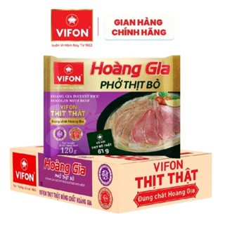 Hoàng gia phở bò, gà VIFON thùng 18 gói