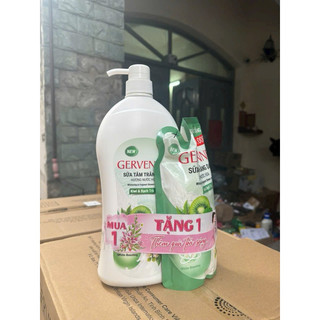 Sữa tắm Gervenne 900g - Tặng Túi sữa tắm 450g