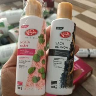 Sữa tắm Lifebuoy Detox tràm trà, than hoạt tính và cám gạo sạch sâu khỏi bụi mịn 100g- Hàng tặng