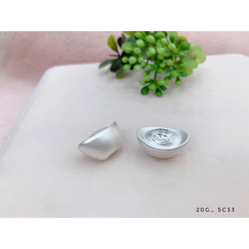 Nén thỏi bạc S999 để két,ví trọng lượng nặng đặc lòng Minh Tâm Jewelry