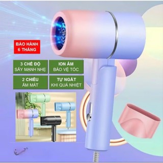 Máy Sấy Tóc Mini Gấp Gọn Công Suất Lớn 2200W Tạo Kiểu Tóc Chuyên Nghiệp Chuẩn Salon