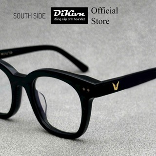 Gọng Kính Cận, Kính Giả Cận Nam Nữ, GM V Dáng Nhỏ Khung Dày Nhựa Dẻo Đen Hàn Quốc -takacos1