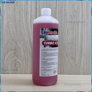 Nước rửa xe không chạm Turbo X12 Ekokemika rửa xe tải, ô tô chở hàng, xe công trình - chai 1 lít