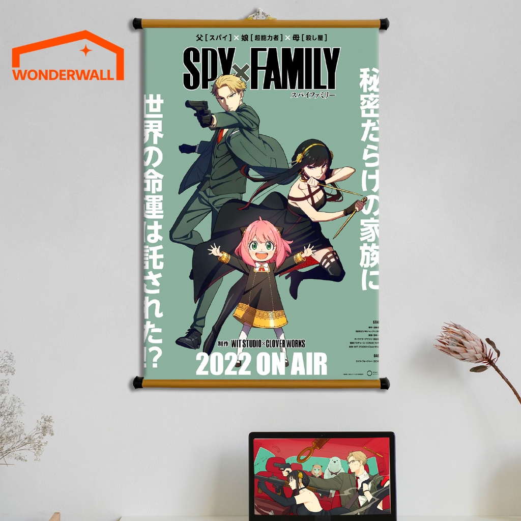 Poster Vải Treo Tường SPY X FAMILY - Anya - Yor Forger - Decor Anime