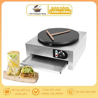  Máy làm bánh crepe công nghiệp bánh tráng máy làm bánh kếp thái dùng điện khuôn 40cm  BH 12 Tháng  