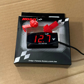  Đồng hồ báo Volt Koso 10-150v chống nước Màu Đỏ - Xanh bảo hành 6 tháng 