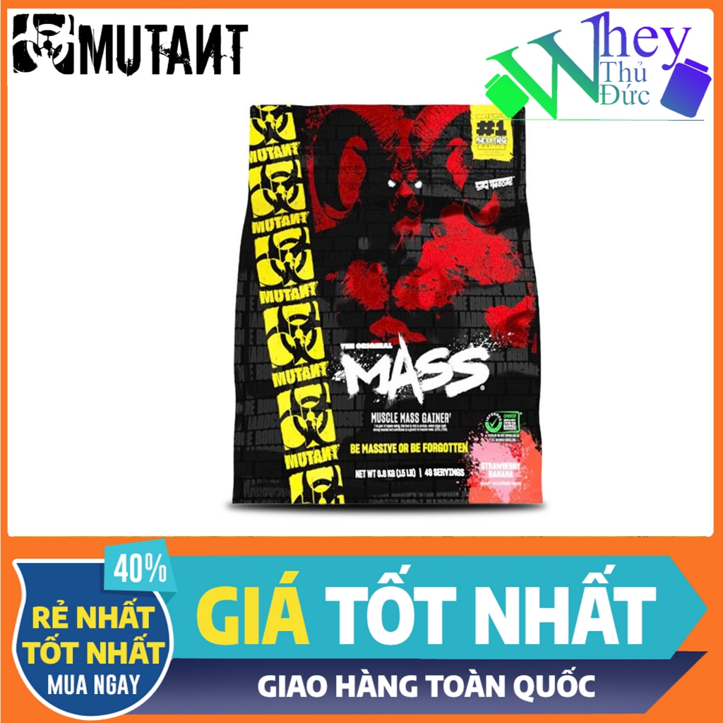 Mass Mutant 15Lbs 6,8kg 105 servings - Sữa tăng cân tăng cơ bổ sung protein