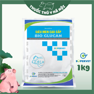 Siêu Men Cao Cấp SUPERVET Bio Glucan Plus Giúp Bổ Sung Dinh Dưỡng, Hỗ Trợ Tiêu Hóa Cho Gia Súc, Gia Cầm 1KG