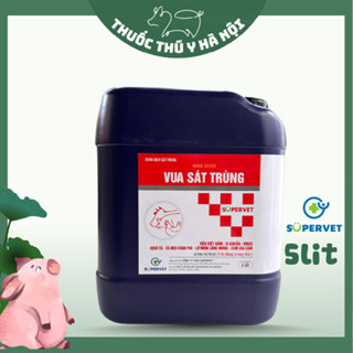 Vua Sát Trùng Nano Bạc SUPERVET Diệt Vi Khuẩn, Dùng Trong Thú Y Cho Gia Súc, Gia Cầm 5 Lít
