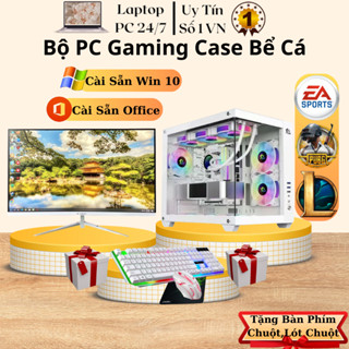 Bộ Máy Tính PC Gaming Bể Cá Cao Cấp Core i5 i7 Ram 8G SSD 256Gb VGA GT650,1050 Mới 100% BH 2 Năm