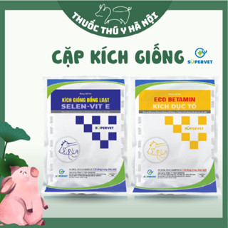 Combo Lên Giống Nhanh SUPERVET - Eco Betamin Và Kích Giống Đồng Loạt